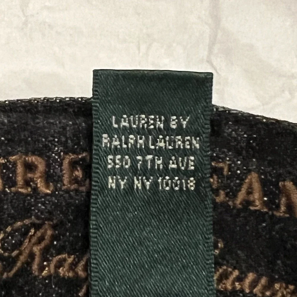 Ralph Lauren Classic Straight Jeans 4 Black Lauren Jeans Co. LRL Denim - Picture 7 of 16